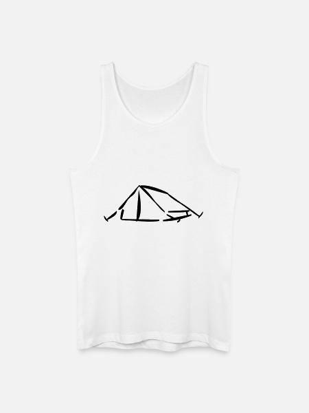 tent_1 - Débardeur bio Homme - blanc