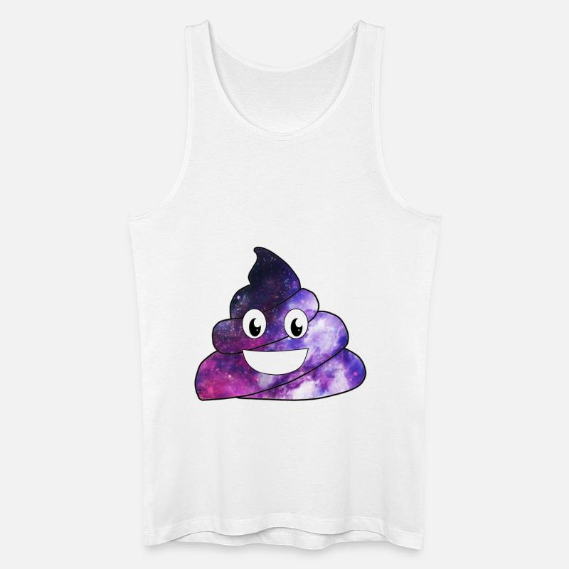 Kacke Shit - Männer Bio Tank Top - Weiß