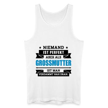 Funshirt Großmutter - Männer Bio Tank Top - Weiß - Vorne