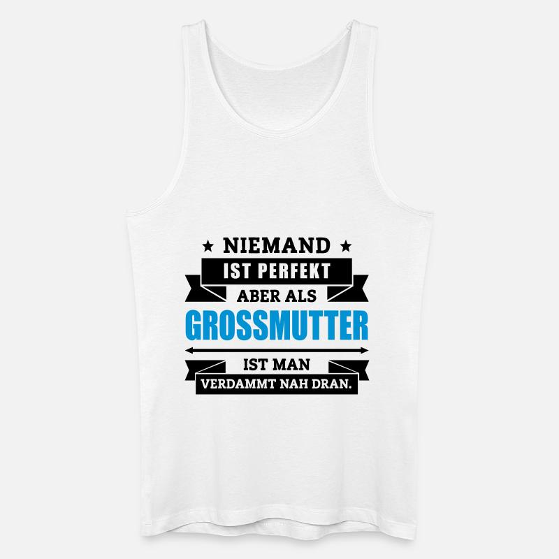 Funshirt Großmutter - Männer Bio Tank Top - Weiß