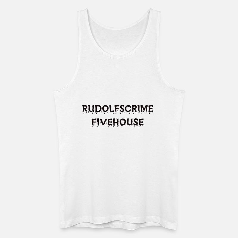 Rudolfscrime - Männer Bio Tank Top - Weiß