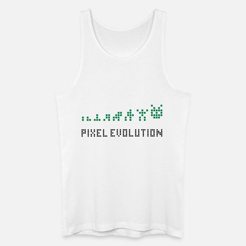 Pixel Evolution - Men’s Organic Tank Top - white