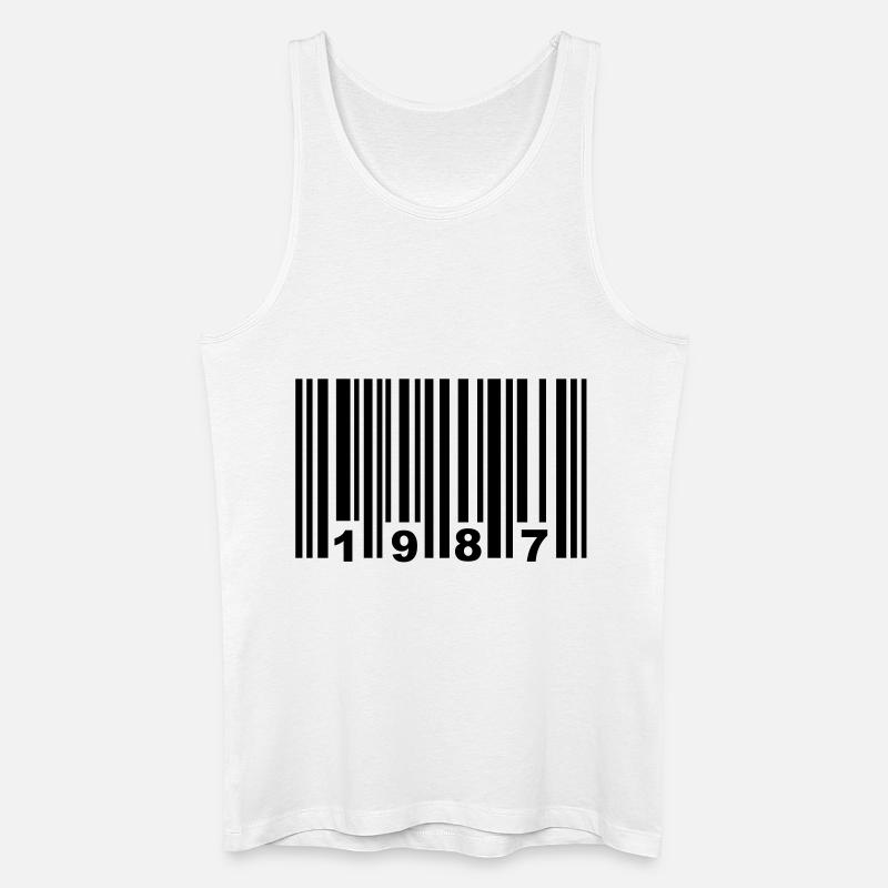 1987 - Männer Bio Tank Top - Weiß