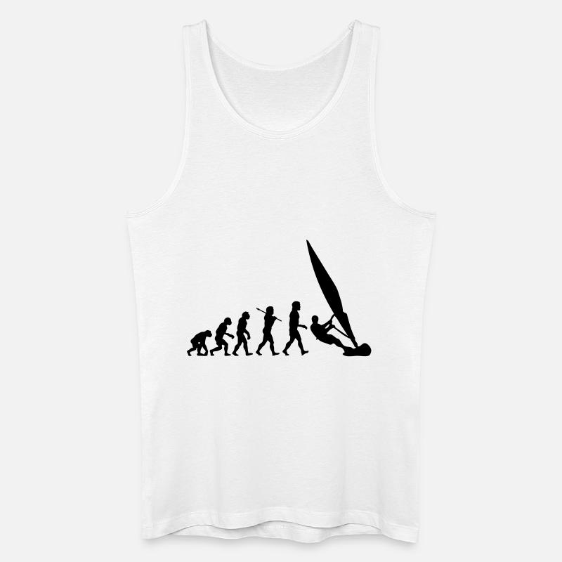 ws01 windsurf evolution - Männer Bio Tank Top - Weiß