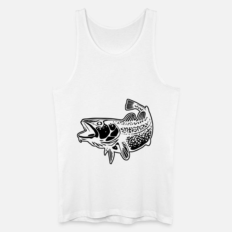 Dorsch - Männer Bio Tank Top - Weiß