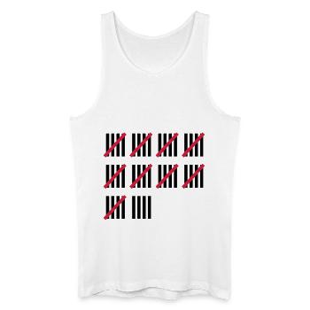 49 . Geburtstag - Männer Bio Tank Top - Weiß - Vorne