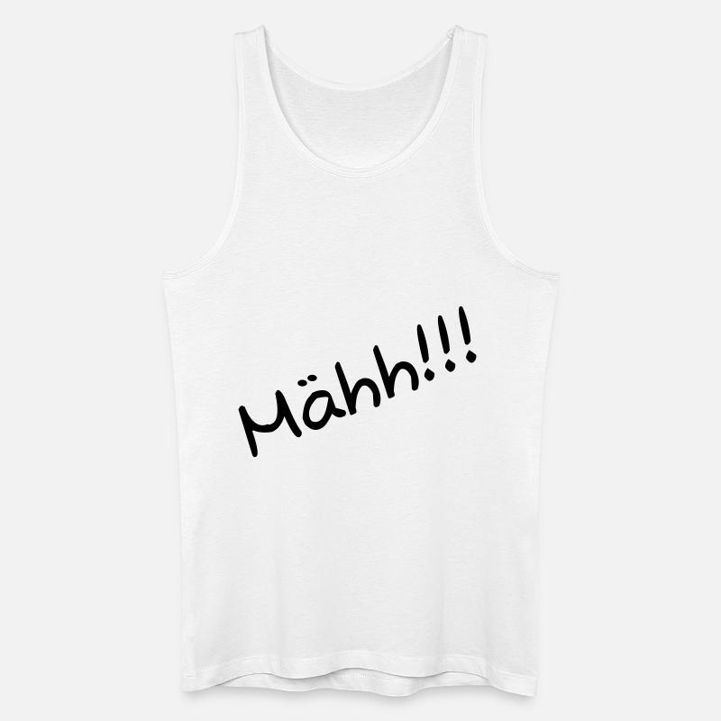 schaf_hinten - Männer Bio Tank Top - Weiß