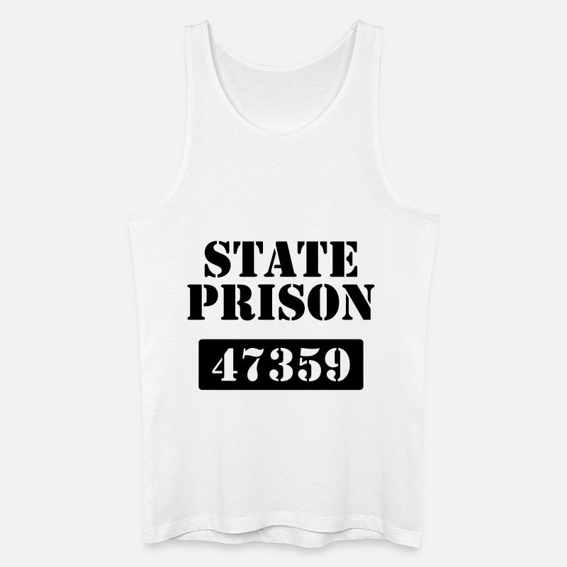 State Prison - Männer Bio Tank Top - Weiß