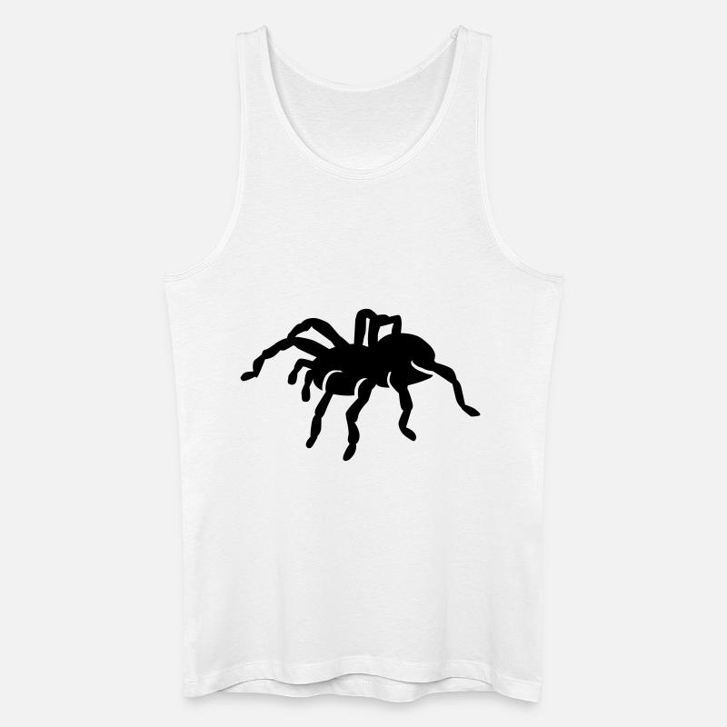 Spinne - Männer Bio Tank Top - Weiß