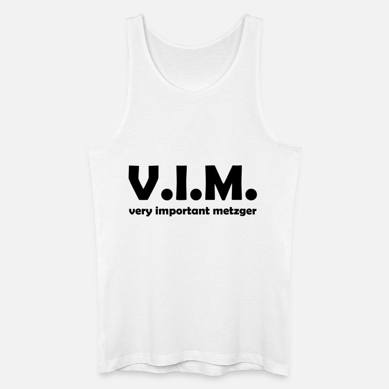 metzger - Männer Bio Tank Top - Weiß