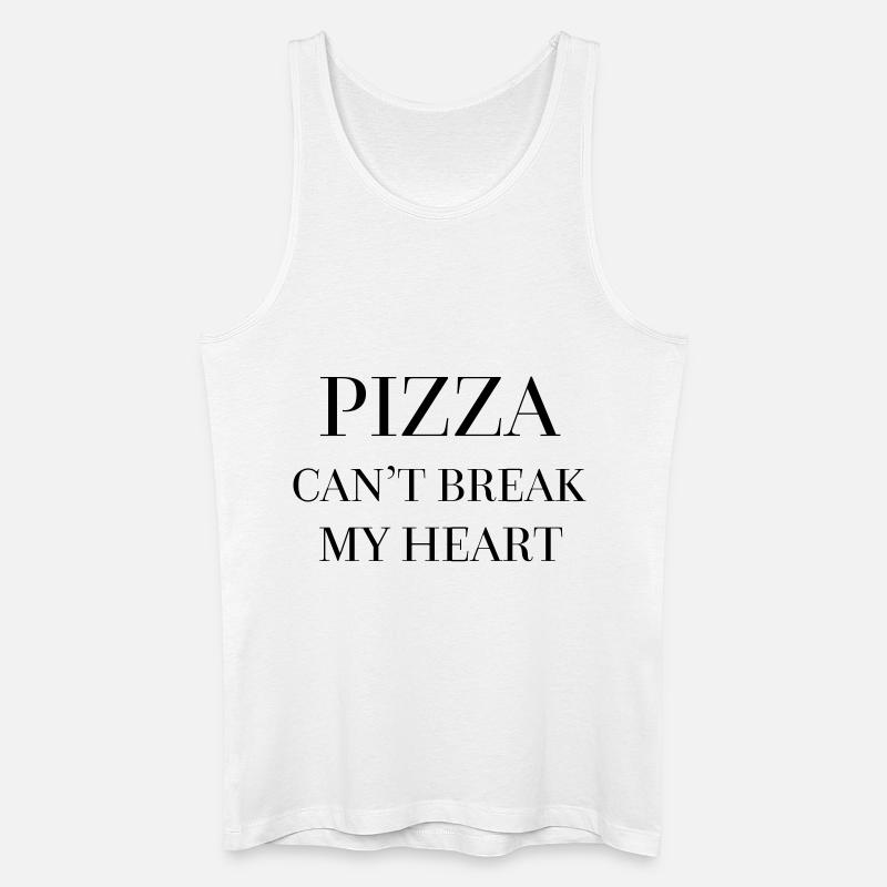 Pizza - Männer Bio Tank Top - Weiß