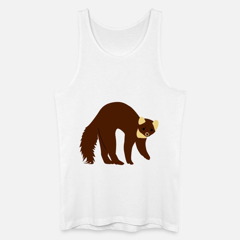 marder - Männer Bio Tank Top - Weiß