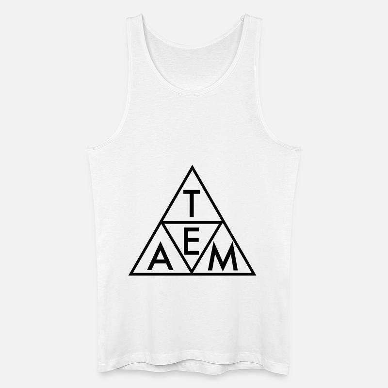 Team - Männer Bio Tank Top - Weiß