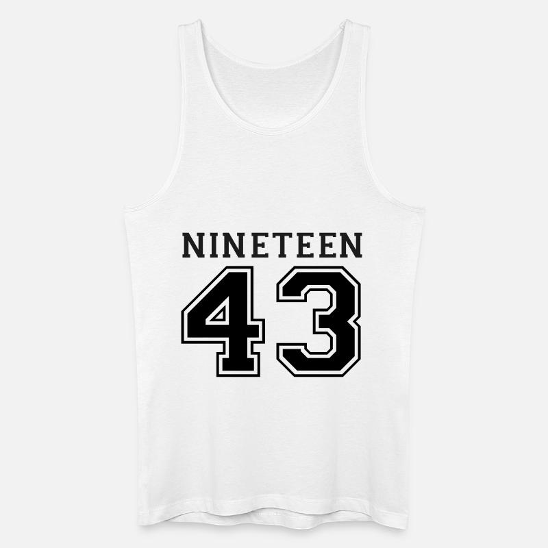 1943 - Männer Bio Tank Top - Weiß