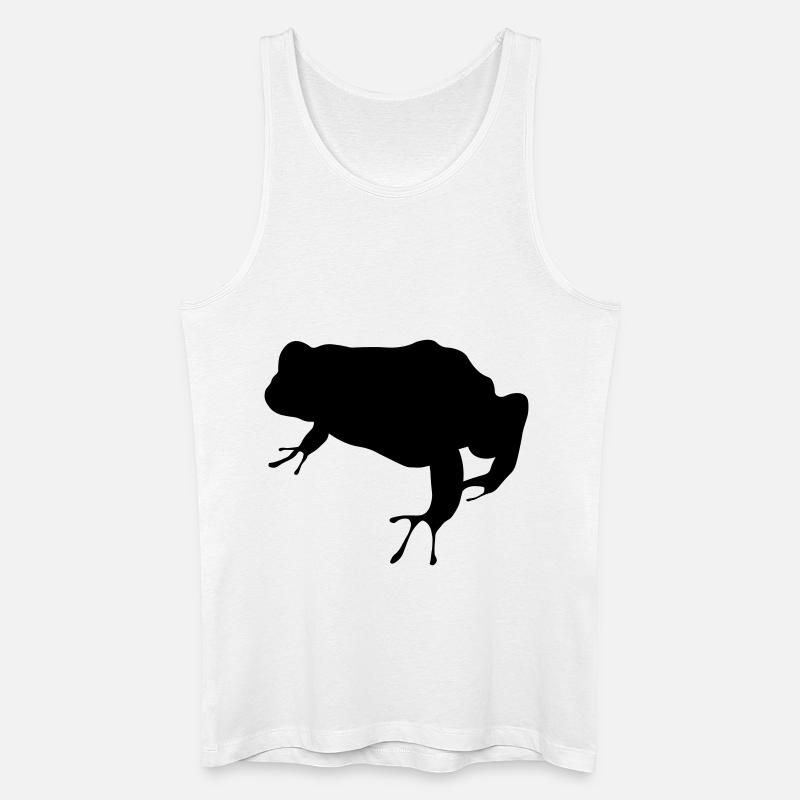 Frø - Økologisk tanktop til mænd - hvid