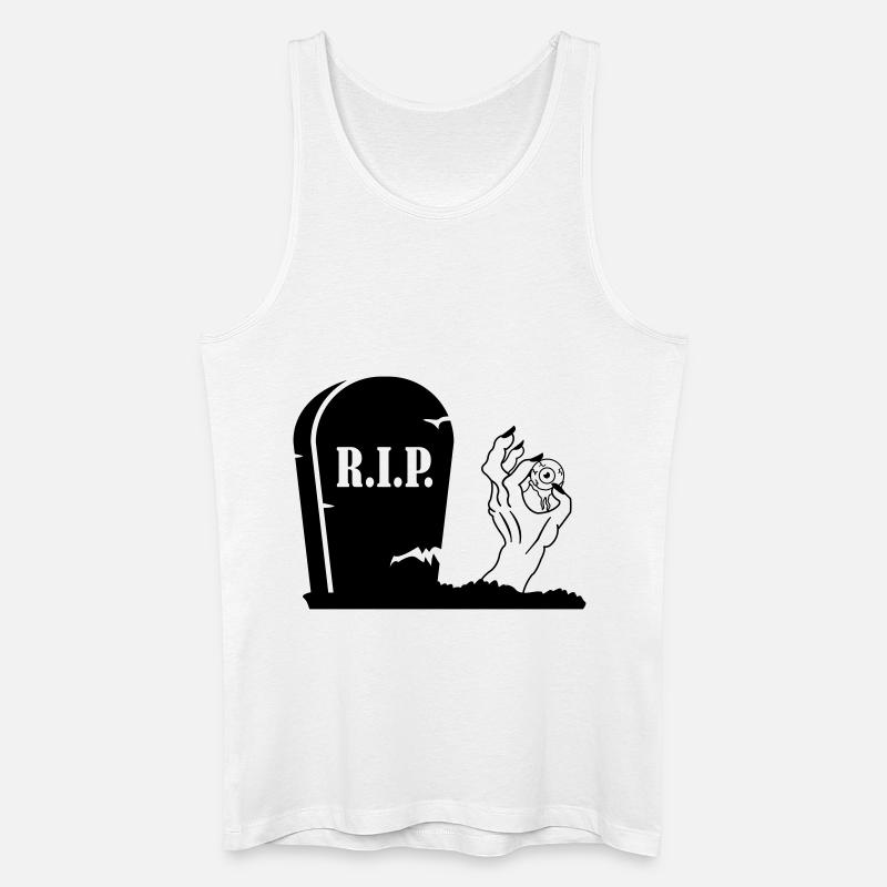 Monster Zombie Hand - Männer Bio Tank Top - Weiß