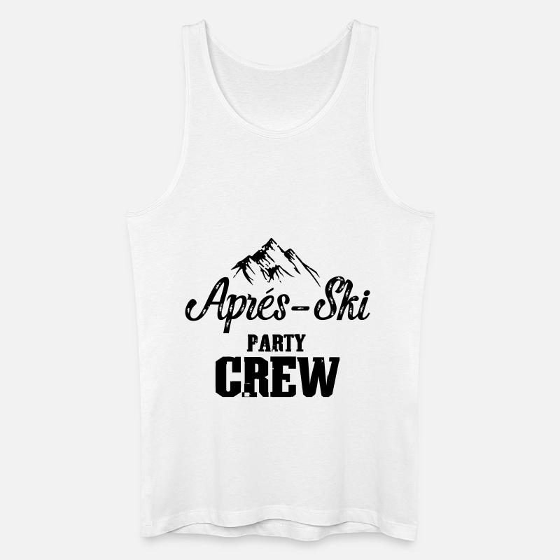 Apres Ski Party Crew - Männer Bio Tank Top - Weiß