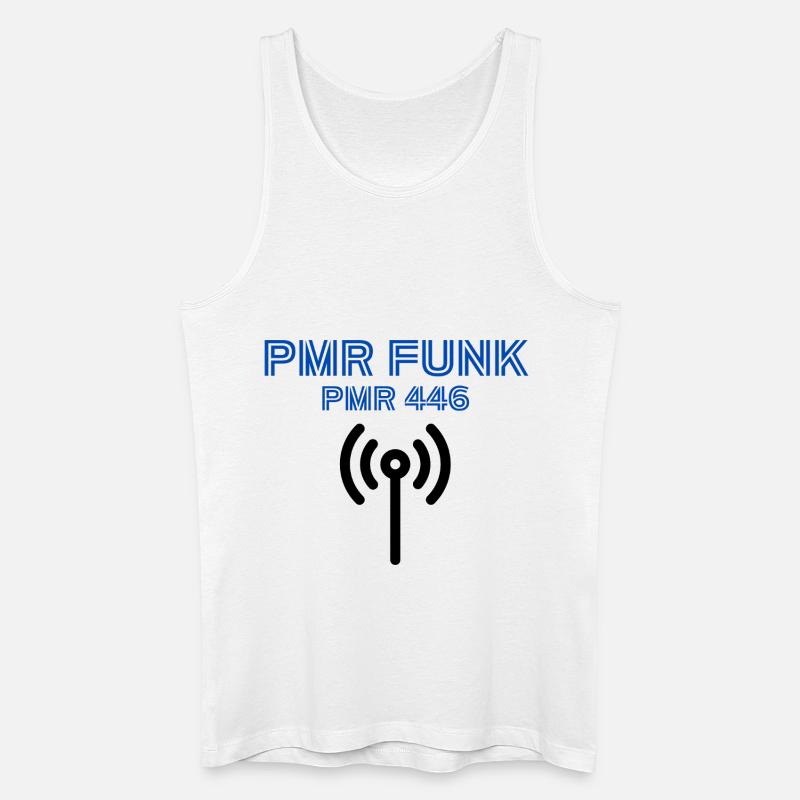PMR FUNK Operator - Männer Bio Tank Top - Weiß
