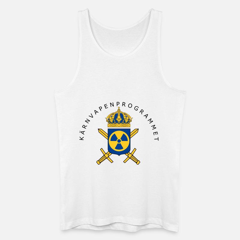 Das schwedische Atomwaffenprogramm - Männer Bio Tank Top - Weiß