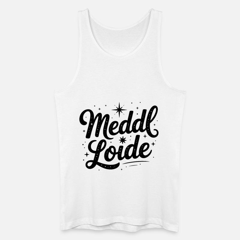 Meddl Loide - Deutsche Memes - Männer Bio Tank Top - Weiß