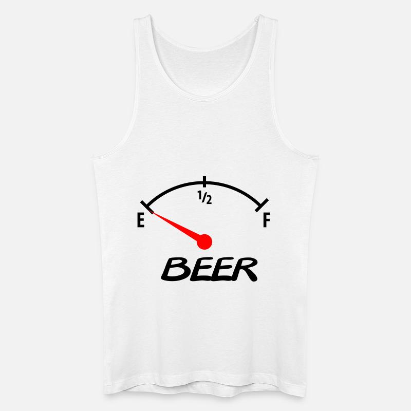 beer - Männer Bio Tank Top - Weiß