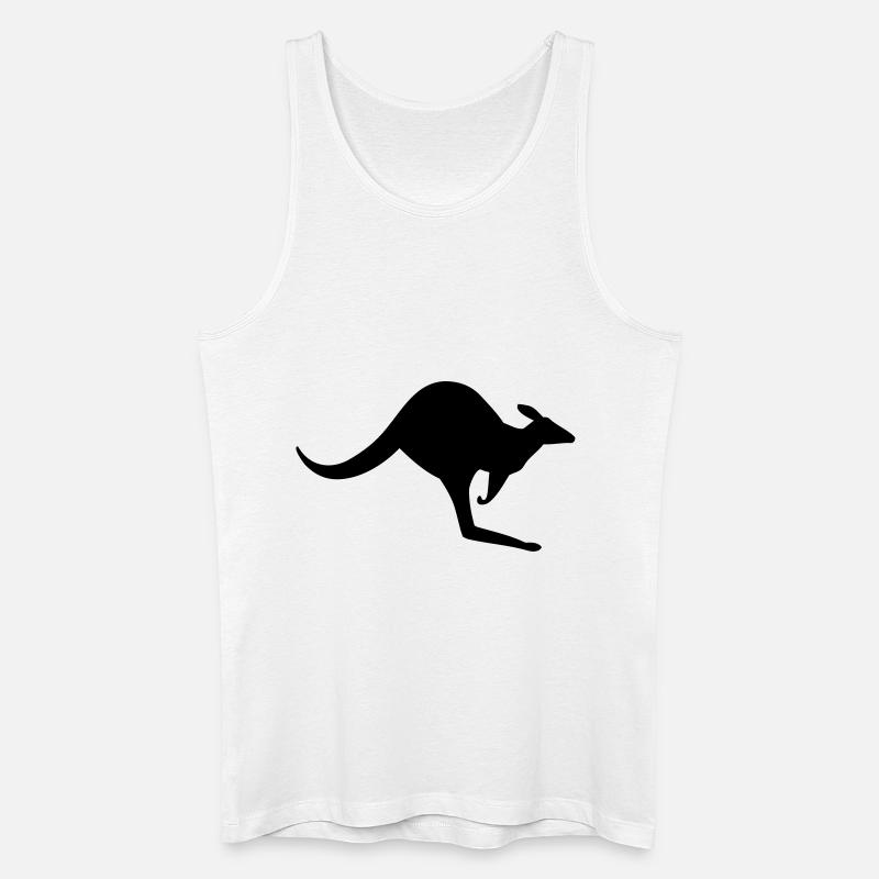 Eine australische Känguru - Männer Bio Tank Top - Weiß