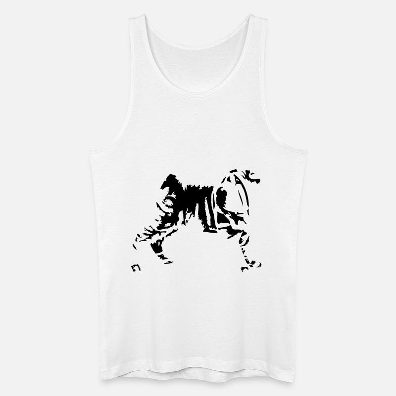 shar-pei - Männer Bio Tank Top - Weiß