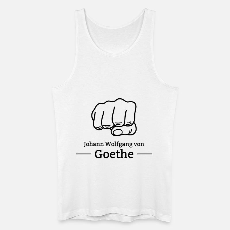 Faust von Goethe - Männer Bio Tank Top - Weiß