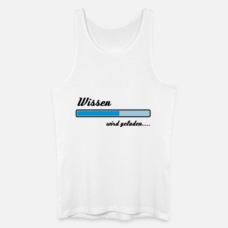 Knowledge is loading ... - Men’s Organic Tank Top - white