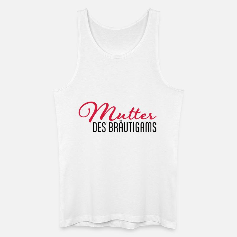 mutter des braeutigams - Männer Bio Tank Top - Weiß
