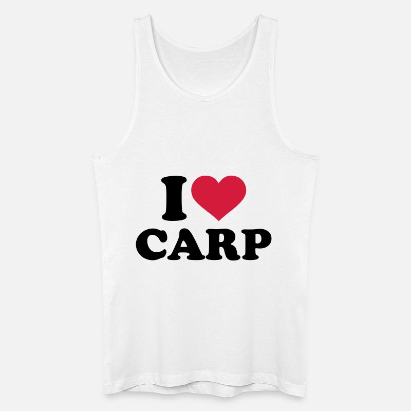 Karpfen - Männer Bio Tank Top - Weiß