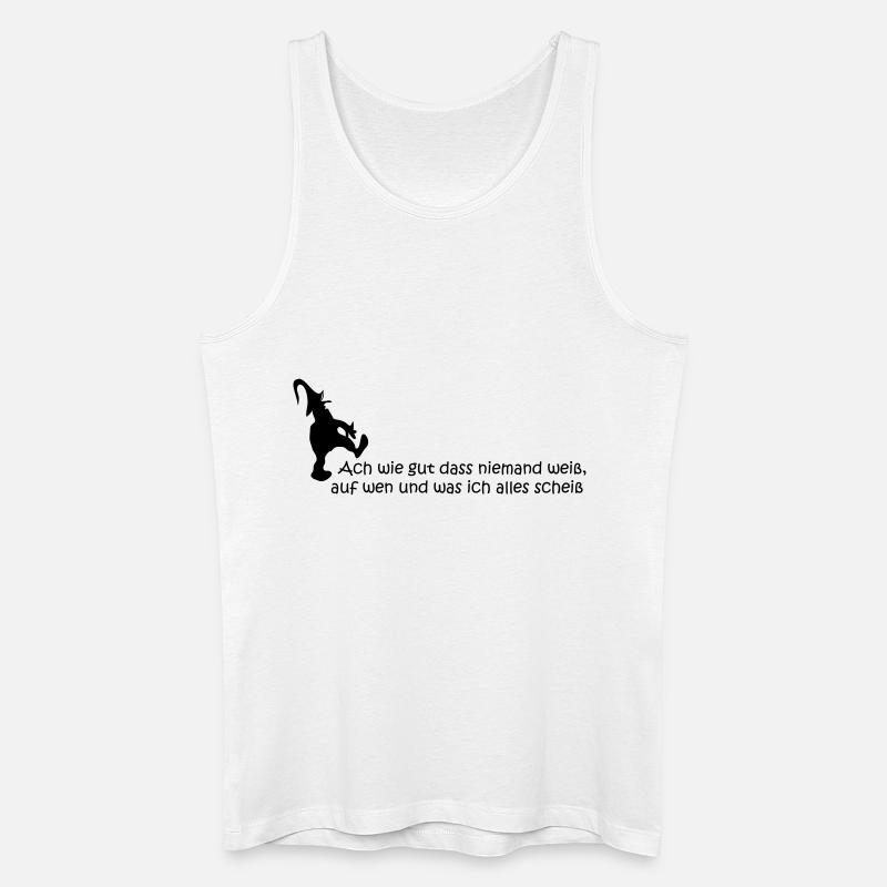 achwiegut - Männer Bio Tank Top - Weiß