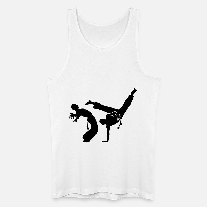 capoeira - Männer Bio Tank Top - Weiß