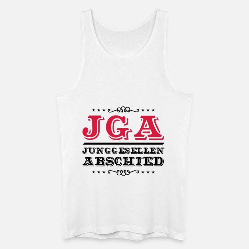 jga junggesellen abschied - Männer Bio Tank Top - Weiß