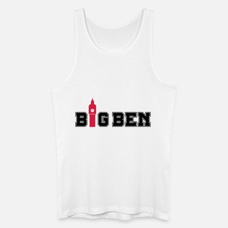 big_ben_02 - Männer Bio Tank Top - Weiß