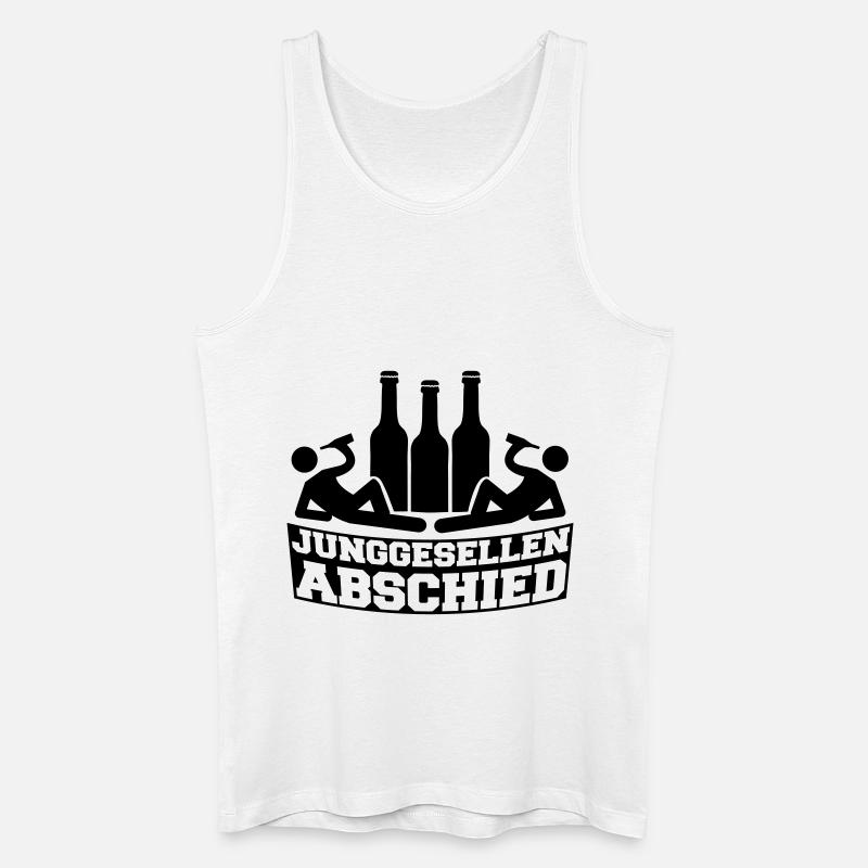 junggesellen_abschied_01 - Männer Bio Tank Top - Weiß