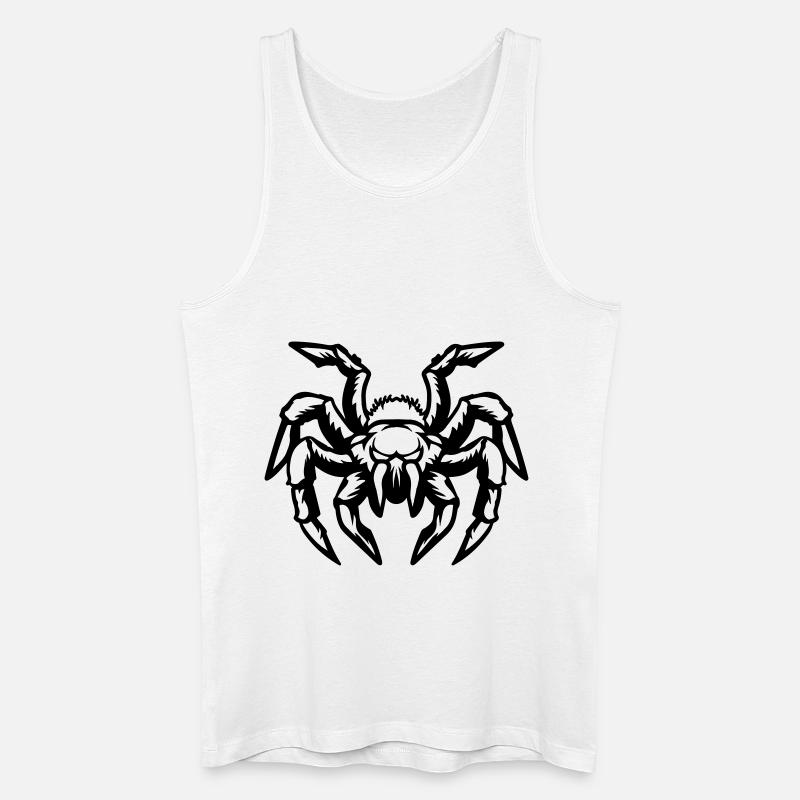 spinne - Männer Bio Tank Top - Weiß