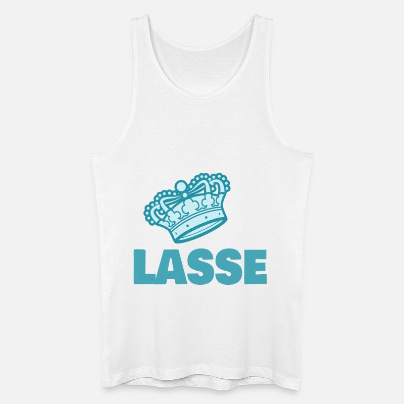 Lasse - Männer Bio Tank Top - Weiß