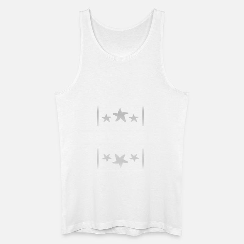 Jesper - Männer Bio Tank Top - Weiß