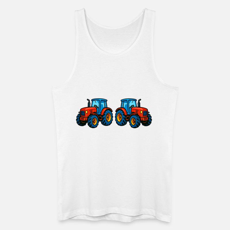 trekker 2 - Männer Bio Tank Top - Weiß