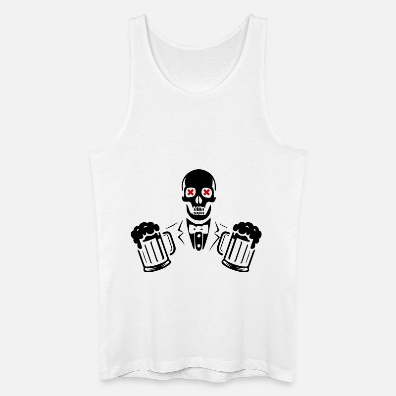 Bräutigam Bier Hochzeit - Männer Bio Tank Top - Weiß