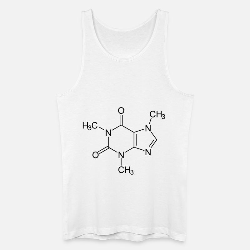 kaffee koffein coffein - Männer Bio Tank Top - Weiß