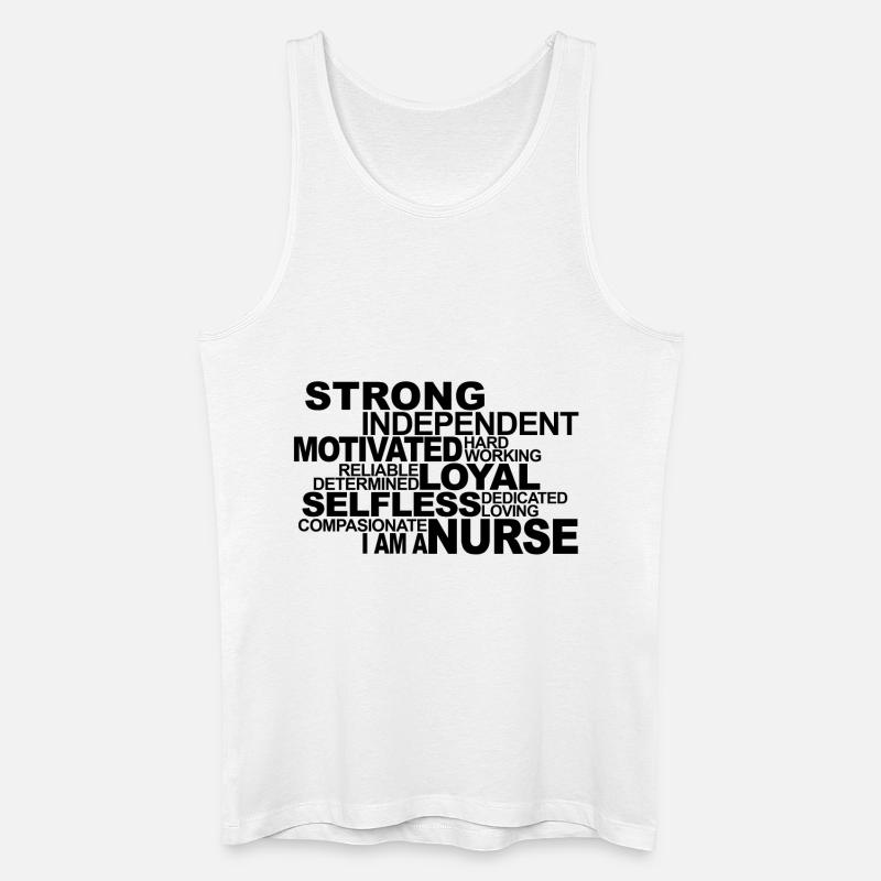 Beste Krankenschwester! - Männer Bio Tank Top - Weiß
