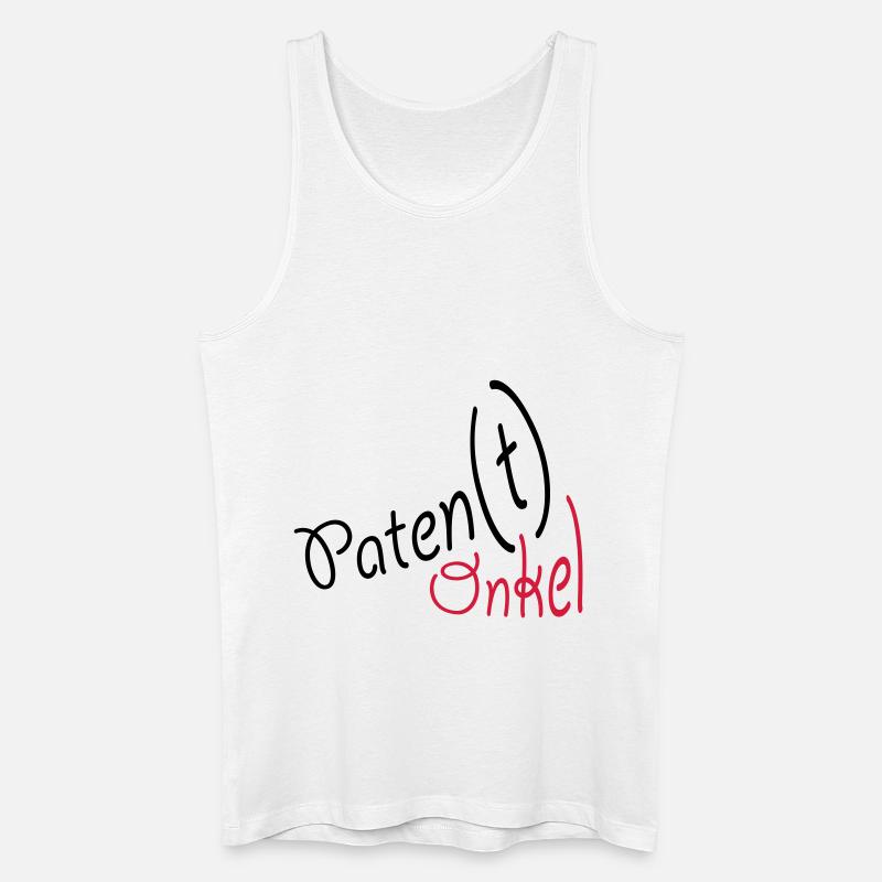 Patenonkel - Männer Bio Tank Top - Weiß