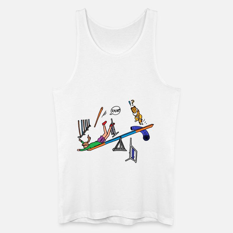 Geschicklichkeit - Männer Bio Tank Top - Weiß