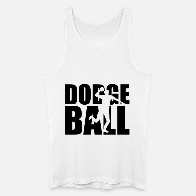 Dodgeball - Männer Bio Tank Top - Weiß
