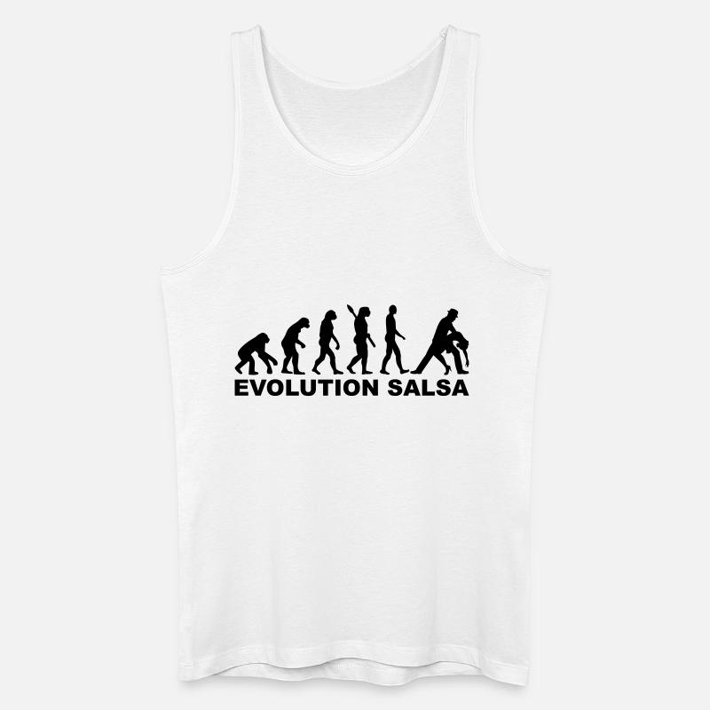 Evolution Salsa - Débardeur bio Homme - blanc