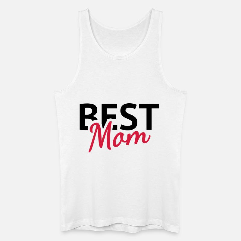Best Mom - Mutter - Männer Bio Tank Top - Weiß