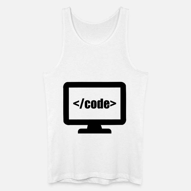 Programmierer - Männer Bio Tank Top - Weiß