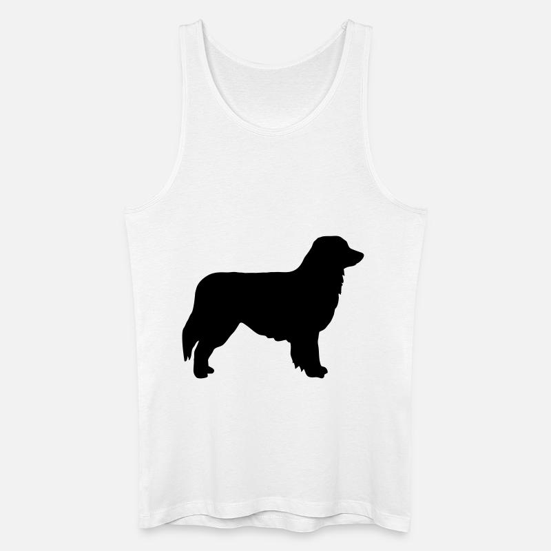 Australian Shepherd - Männer Bio Tank Top - Weiß